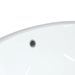 Évier de salle de bain blanc 33x29x16,5 cm ovale céramique - Photo n°8