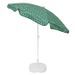 EZPELETA Parasol inclinable Bora - Ø 160 cm - Rayé vert et blanc Socle non inclus - Photo n°2