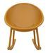 Fauteuil à bascule moutarde pour intérieur et extérieur Ibiza - Photo n°1