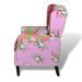 Fauteuil avec design de patchwork Tissu 2 - Photo n°3