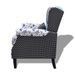 Fauteuil avec design de patchwork Tissu - Photo n°5