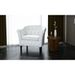 Fauteuil Blanc Similicuir - Photo n°1