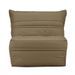 Fauteuil BZ 1 place 90x190 cm tissu matelas 9 cm Optale - Photo n°1