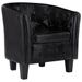 Fauteuil cabriolet Noir Similicuir Tanzy - Photo n°1