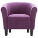 Fauteuil cabriolet violet Tissu Kenzy - Photo n°2