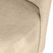 Fauteuil confortable tissu beige clair Korta 75 cm - Photo n°7