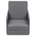 Fauteuil convertible Gris clair Tissu - Photo n°2