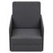 Fauteuil convertible Gris foncé Tissu - Photo n°2