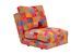 Fauteuil convertible multipositions patchwork Talya 60 cm - Photo n°5