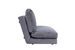 Fauteuil convertible multipositions velours Talya - Photo n°8