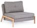 Fauteuil convertible tissu KOREN - Design nordique - Photo n°1