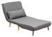 Fauteuil convertible tissu multipositions Relika - Photo n°10