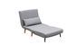 Fauteuil convertible tissu multipositions Relika - Photo n°5