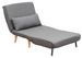 Fauteuil convertible tissu multipositions Relika - Photo n°19