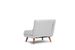Fauteuil convertible tissu multipositions Relika - Photo n°7