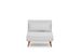 Fauteuil convertible tissu multipositions Relika - Photo n°11