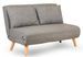 Fauteuil convertible tissu RELIKA - 1 ou 2 places - Photo n°1