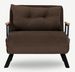 Fauteuil convertible tissu SYLVANO - 1 ou 2 places - Photo n°1