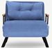 Fauteuil convertible tissu SYLVANO - 1 ou 2 places - Photo n°1