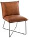 Fauteuil cuir cognac Avici - Photo n°1