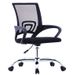 Fauteuil de bureau réglable tissu noir Play - Photo n°1