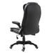 Fauteuil de bureau simili cuir noir Grease - Photo n°3