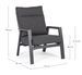 Fauteuil de jardin aluminium avec coussins Keman - Lot de 2 - Photo n°12