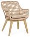 Fauteuil de jardin aluminium et tresse en fibre Raz - Lot de 2 - Photo n°1