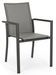 Fauteuil de jardin en aluminium anthracite Koni - Lot de 4 - Photo n°1