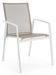 Fauteuil de jardin en aluminium blanc Cadia - Lot de 4 - Photo n°1