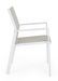 Fauteuil de jardin en aluminium blanc Loki - Lot de 6 - Photo n°11