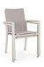 Fauteuil de jardin en aluminium gris taupe Koni - Lot de 4 - Photo n°6