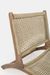 Fauteuil de jardin en bois teck et fibres Adeline - Lot de 2 - Photo n°6