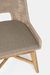 Fauteuil de jardin en tressage beige et pieds en bois de teck Peria - Lot de 2 - Photo n°6