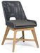 Fauteuil de jardin en tressage gris et pieds en bois de teck Peria - Lot de 2 - Photo n°1