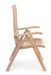 Fauteuil de jardin inclinable en bois teck naturel Marina - Photo n°7