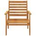 Fauteuil de jardin lot de 2 66,5x65x81 cm bois massif d'acacia - Photo n°5