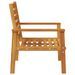 Fauteuil de jardin lot de 2 66,5x65x81 cm bois massif d'acacia - Photo n°6