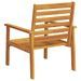 Fauteuil de jardin lot de 2 66,5x65x81 cm bois massif d'acacia - Photo n°7