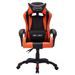 Fauteuil de jeux vidéo avec LED RVB Orange et noir Similicuir 2 - Photo n°4