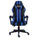 Fauteuil de jeux vidéo Noir et bleu Similicuir - Photo n°2