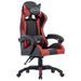 Fauteuil de jeux vidéo Rouge bordeaux Similicuir - Photo n°1