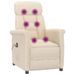 Fauteuil de massage Beige Tissu microfibre - Photo n°7