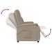 Fauteuil de massage Cappuccino Similicuir - Photo n°7