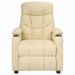 Fauteuil de massage Crème Tissu - Photo n°3