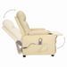 Fauteuil de massage Crème Tissu - Photo n°5