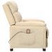 Fauteuil de massage Crème Tissu - Photo n°3