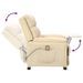 Fauteuil de massage Crème Tissu - Photo n°5