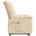 Fauteuil de massage Crème Tissu - Photo n°4