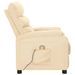 Fauteuil de massage Crème Tissu - Photo n°4